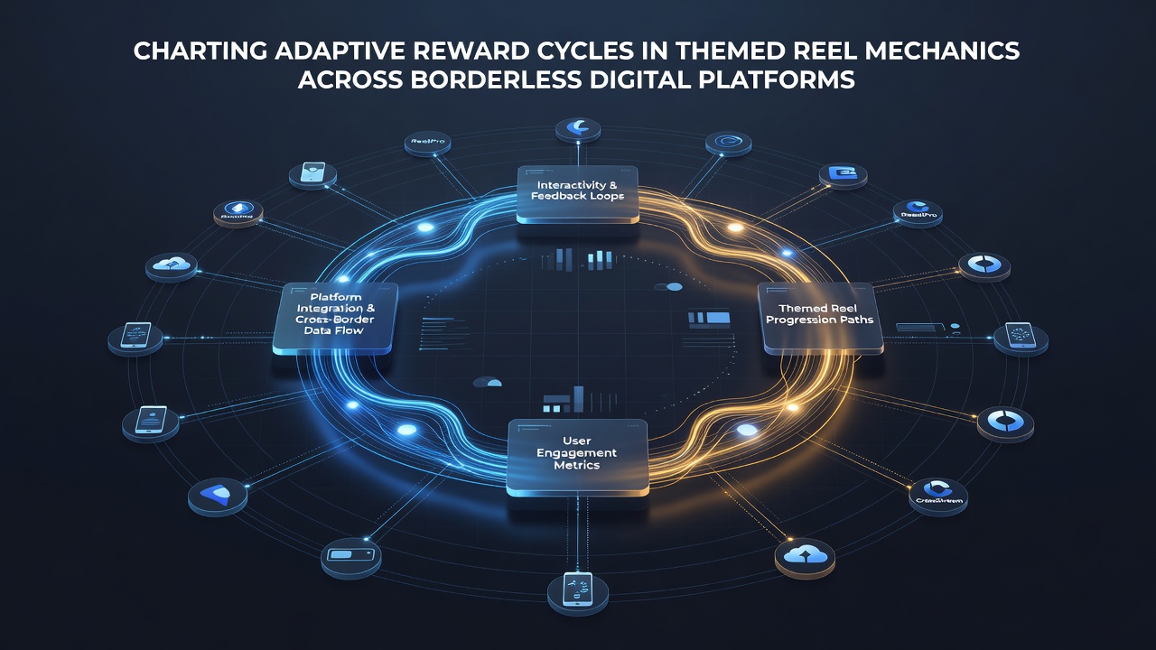 Data visualization of reward cycle patterns across international digital gaming networks